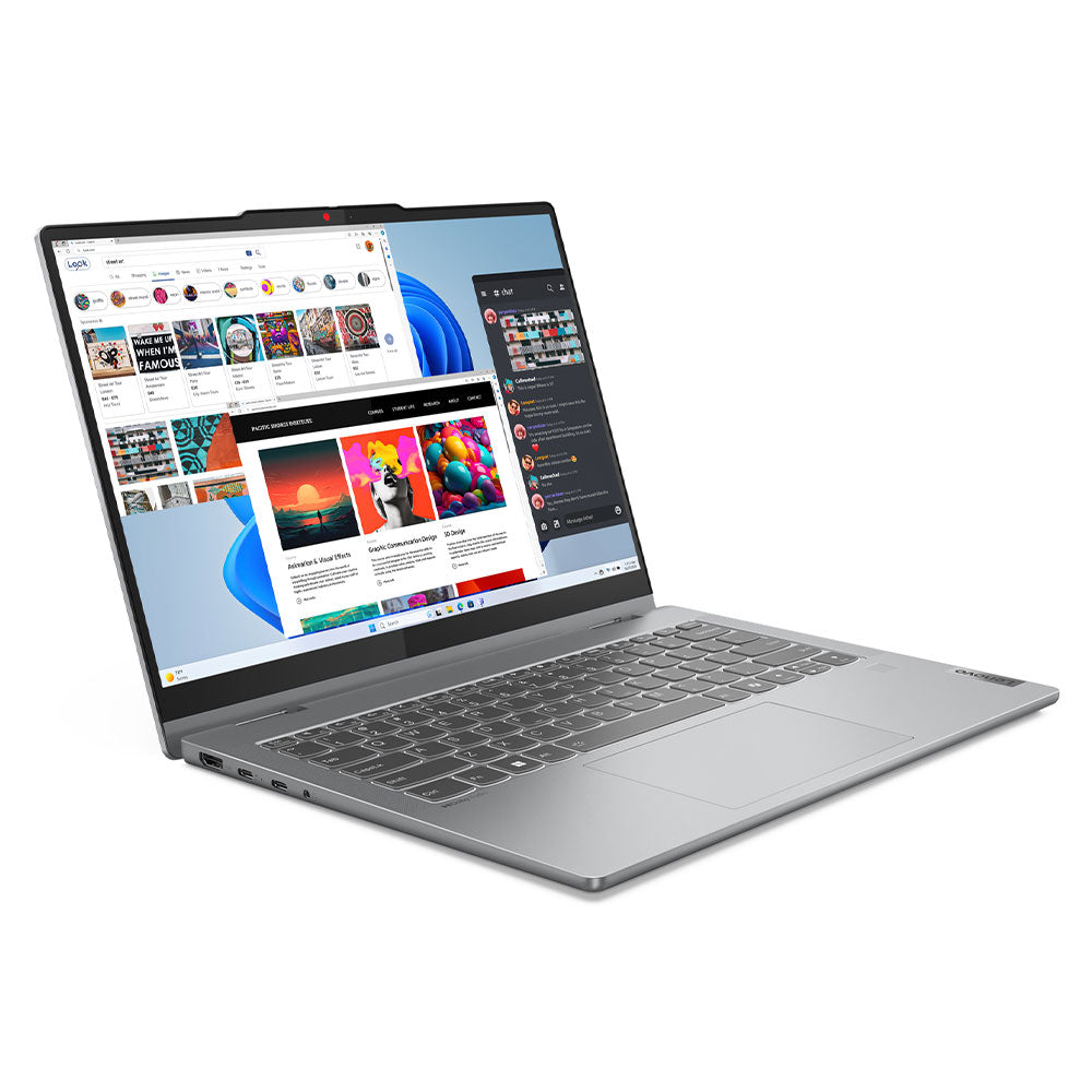 لاب توب لينوفو 2في1 IdeaPad 5 14IRH9 (انتل كور i5-13420H - رام 16 جيجابايت - هارد 512 جيجابايت M.2 NVMe - انتل UHD جرافيكس - شاشة 14.0 بوصة 60 هرتز WUXGA IPS تاتش سكرين 360 درجة - قلم لينوفو Digital Pen 2 - ويندوز 11) - رمادي