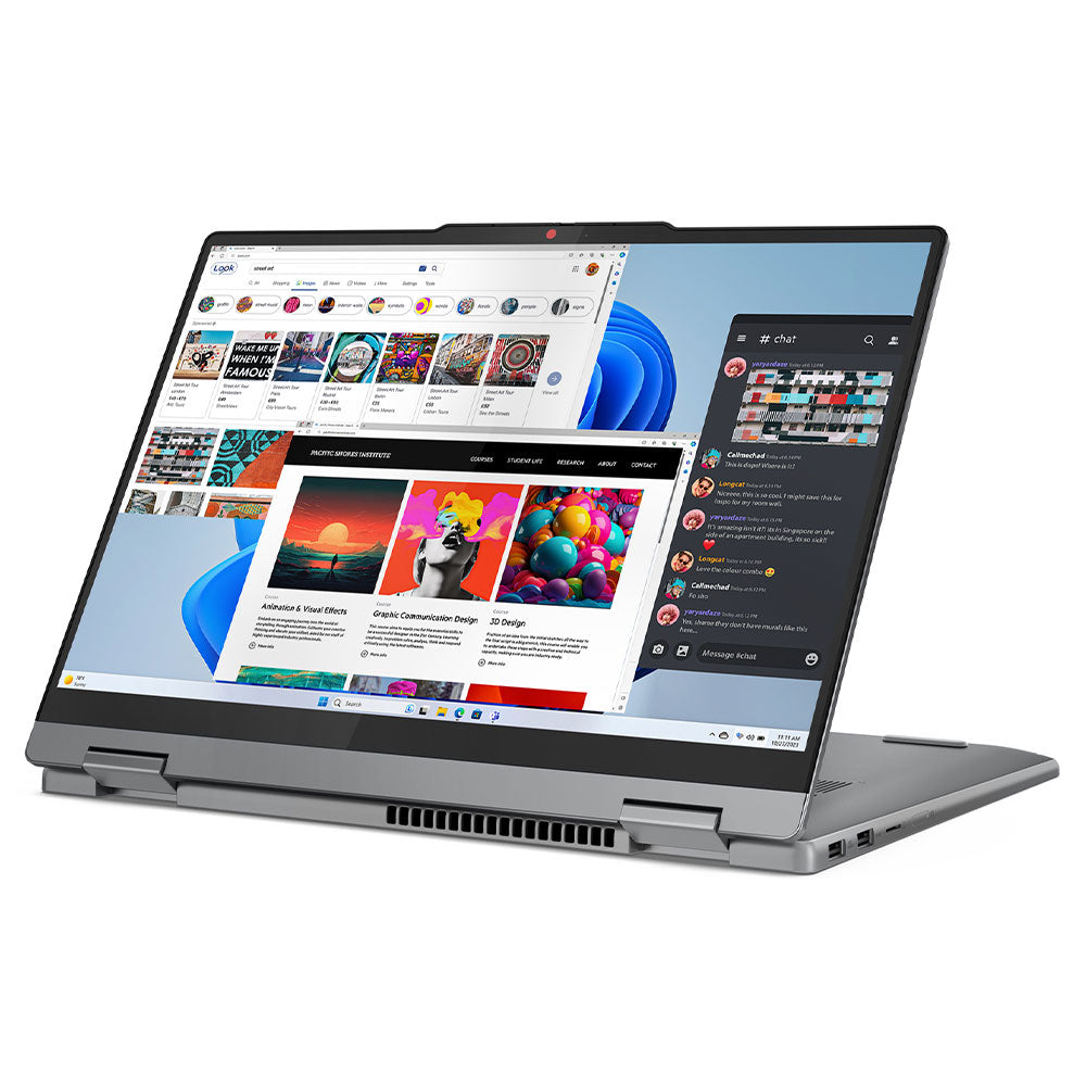 لاب توب لينوفو 2في1 IdeaPad 5 14IRH9 (انتل كور i5-13420H - رام 16 جيجابايت - هارد 512 جيجابايت M.2 NVMe - انتل UHD جرافيكس - شاشة 14.0 بوصة 60 هرتز WUXGA IPS تاتش سكرين 360 درجة - قلم لينوفو Digital Pen 2 - ويندوز 11) - رمادي