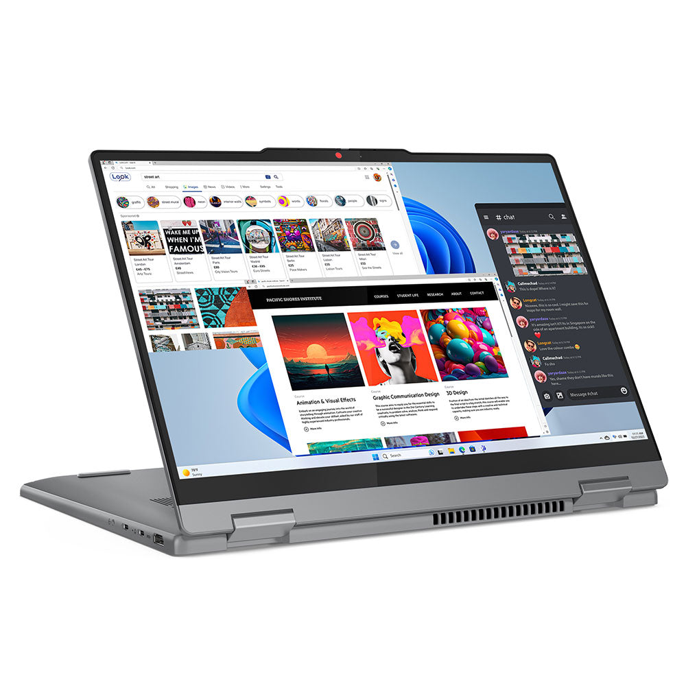 لاب توب لينوفو 2في1 IdeaPad 5 14IRH9 (انتل كور i5-13420H - رام 16 جيجابايت - هارد 512 جيجابايت M.2 NVMe - انتل UHD جرافيكس - شاشة 14.0 بوصة 60 هرتز WUXGA IPS تاتش سكرين 360 درجة - قلم لينوفو Digital Pen 2 - ويندوز 11) - رمادي
