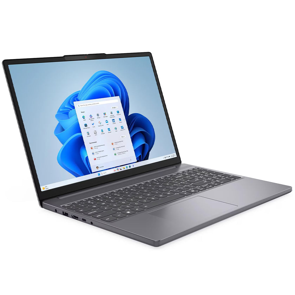 لاب توب لينوفو IdeaPad Slim 3 15IRH10 (انتل كور i7-13620H - رام 8 جيجابايت - هارد 512 جيجابايت M.2 NVMe - انتل UHD جرافيكس - شاشة 15.3 بوصة 60 هرتز WUXGA IPS - شنطة Casual Toploader) - رمادي