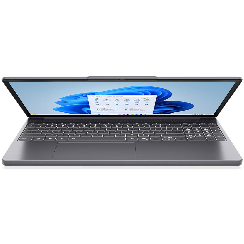 لاب توب لينوفو IdeaPad Slim 3 15IRH10 (انتل كور i7-13620H - رام 8 جيجابايت - هارد 512 جيجابايت M.2 NVMe - انتل UHD جرافيكس - شاشة 15.3 بوصة 60 هرتز WUXGA IPS - شنطة Casual Toploader) - رمادي
