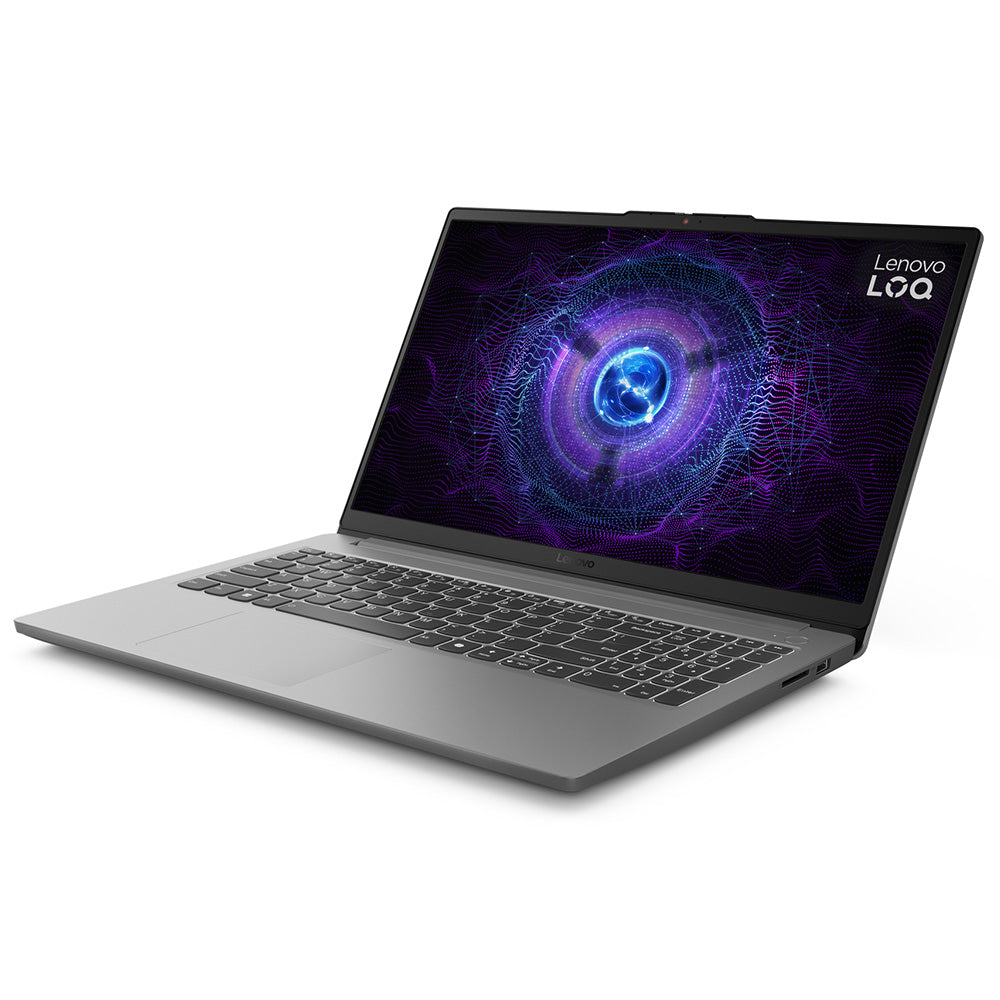 لاب توب لينوفو LOQ 15IAX9E (انتل كور i5-12450HX - رام 16 جيجابايت - هارد 512 جيجابايت M.2 NVMe - نفيديا 6 جيجابايت RTX 4050 - شاشة 15.6 بوصة 144 هرتز FHD IPS - ماوس LOQ M100 RGB) - رمادي 