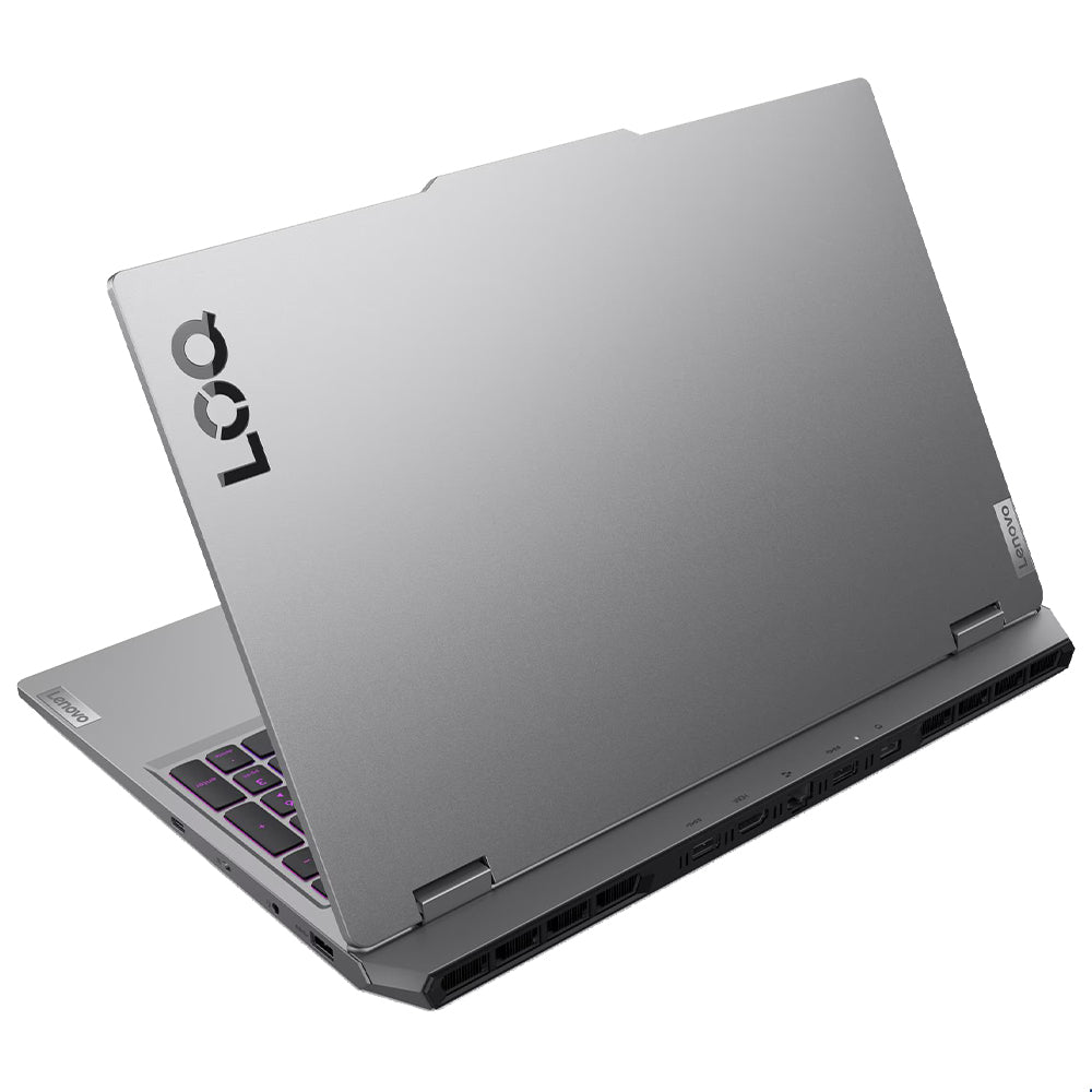 لاب توب لينوفو جيمنج LOQ 15IRX10 (انتل كور i7-13645HX - رام 16 جيجابايت - هارد 512 جيجابايت M.2 NVMe - نفيديا 8 جيجابايت RTX 5060 - شاشة 15.6 بوصة 144 هرتز FHD IPS - شريحة LA1 AI) - رمادي