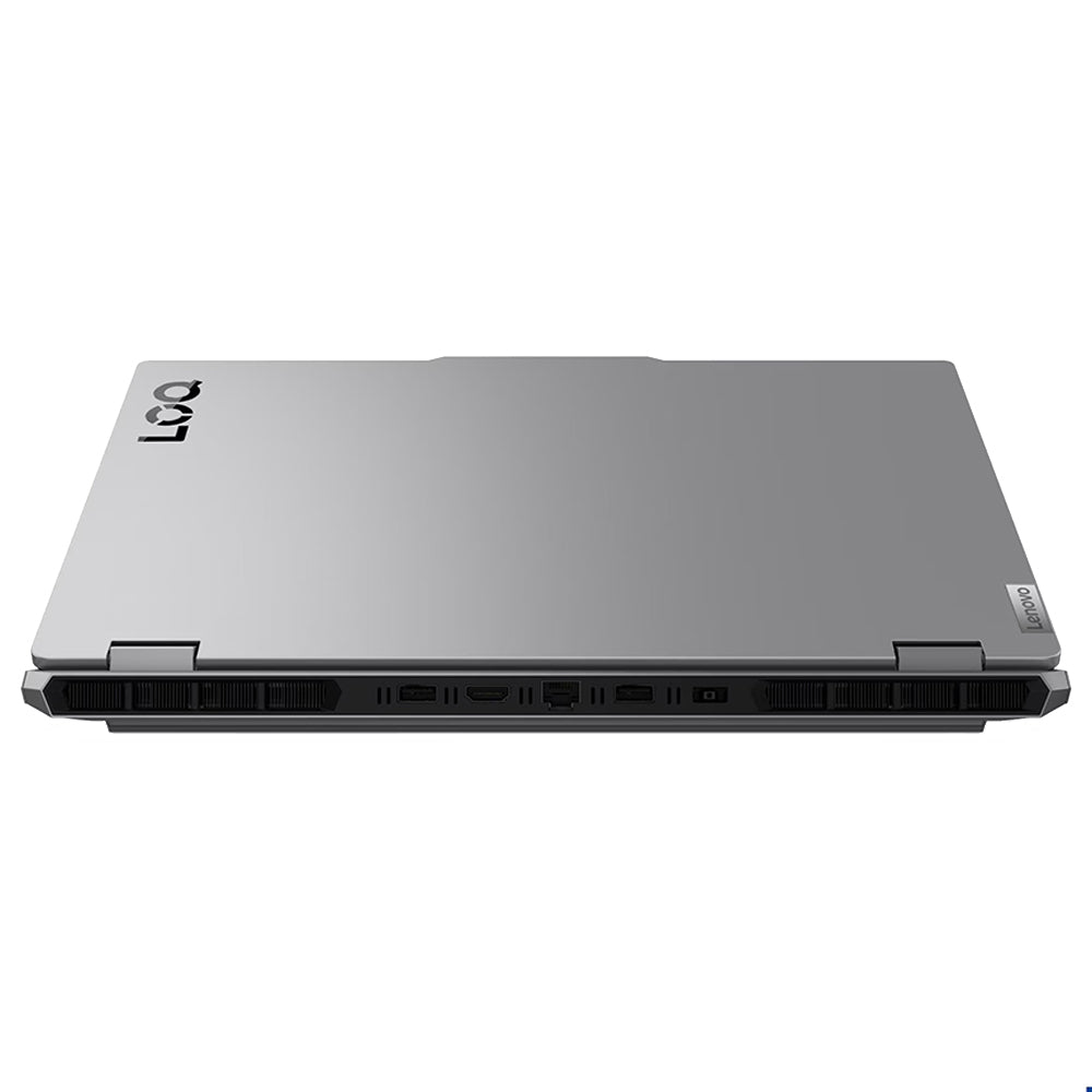 لاب توب لينوفو جيمنج LOQ 15IRX10 (انتل كور i7-13645HX - رام 16 جيجابايت - هارد 512 جيجابايت M.2 NVMe - نفيديا 8 جيجابايت RTX 5060 - شاشة 15.6 بوصة 144 هرتز FHD IPS - شريحة LA1 AI) - رمادي