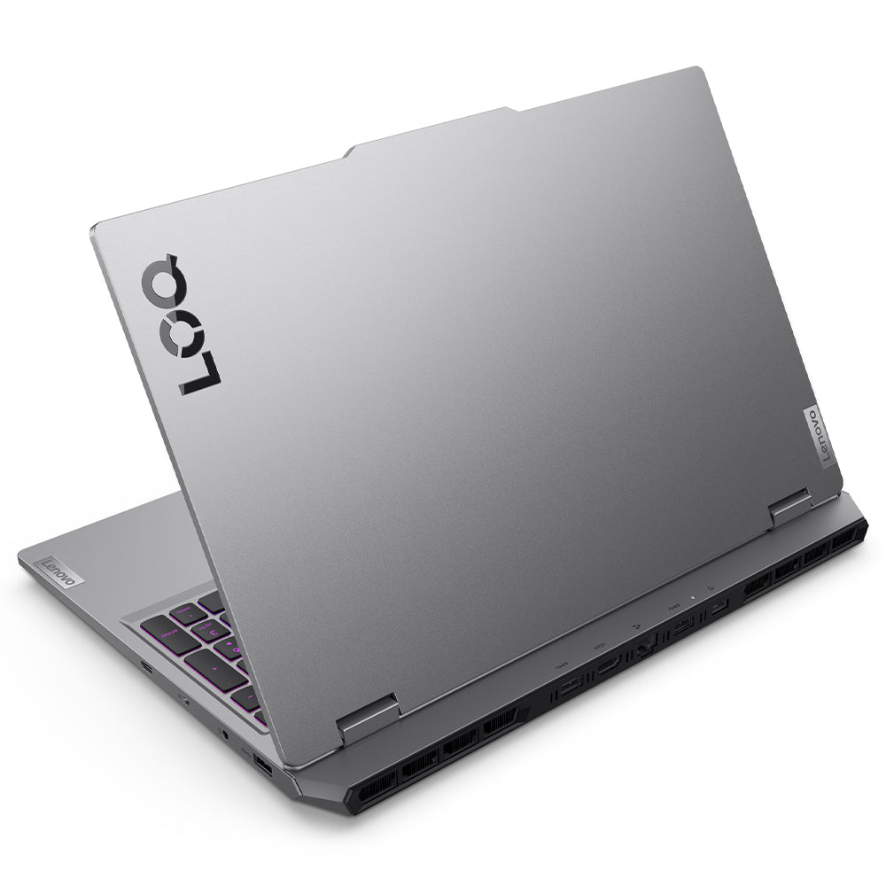 لاب توب لينوفو جيمنج LOQ 15IRX10 (انتل كور i7-14700HX - رام 16 جيجابايت - هارد 512 جيجابايت M.2 NVMe - نفيديا 8 جيجابايت RTX 5060 - شاشة 15.6 بوصة 144 هرتز FHD IPS - شريحة LA1 AI) - رمادي