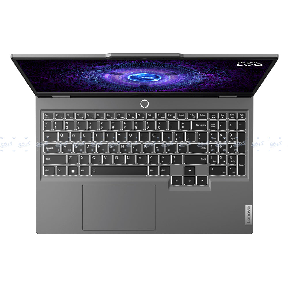 لاب توب لينوفو LOQ 15IRX9 (انتل كور i7-13650HX - رام 24 جيجابايت - هارد 512 جيجابايت M.2 NVMe - نفيديا 8 جيجابايت RTX 4060 - شاشة 15.6 بوصة 144 هرتز FHD IPS - شريحة LA1 AI) - رمادي