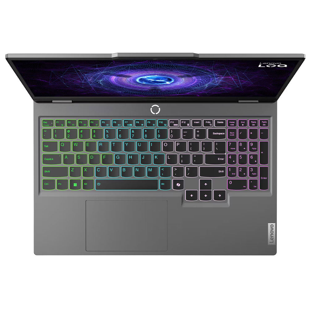 Lenovo LOQ 15IRX9 Laptop (Intel Core i5-13450HX - 16GB Ram - M.2 NVMe 512GB - Nvidia RTX 3050 6GB - 15.6 Inch FHD IPS 144Hz - LA1 AI Chip - LOQ M100 RGB Mouse) - Luna Grey