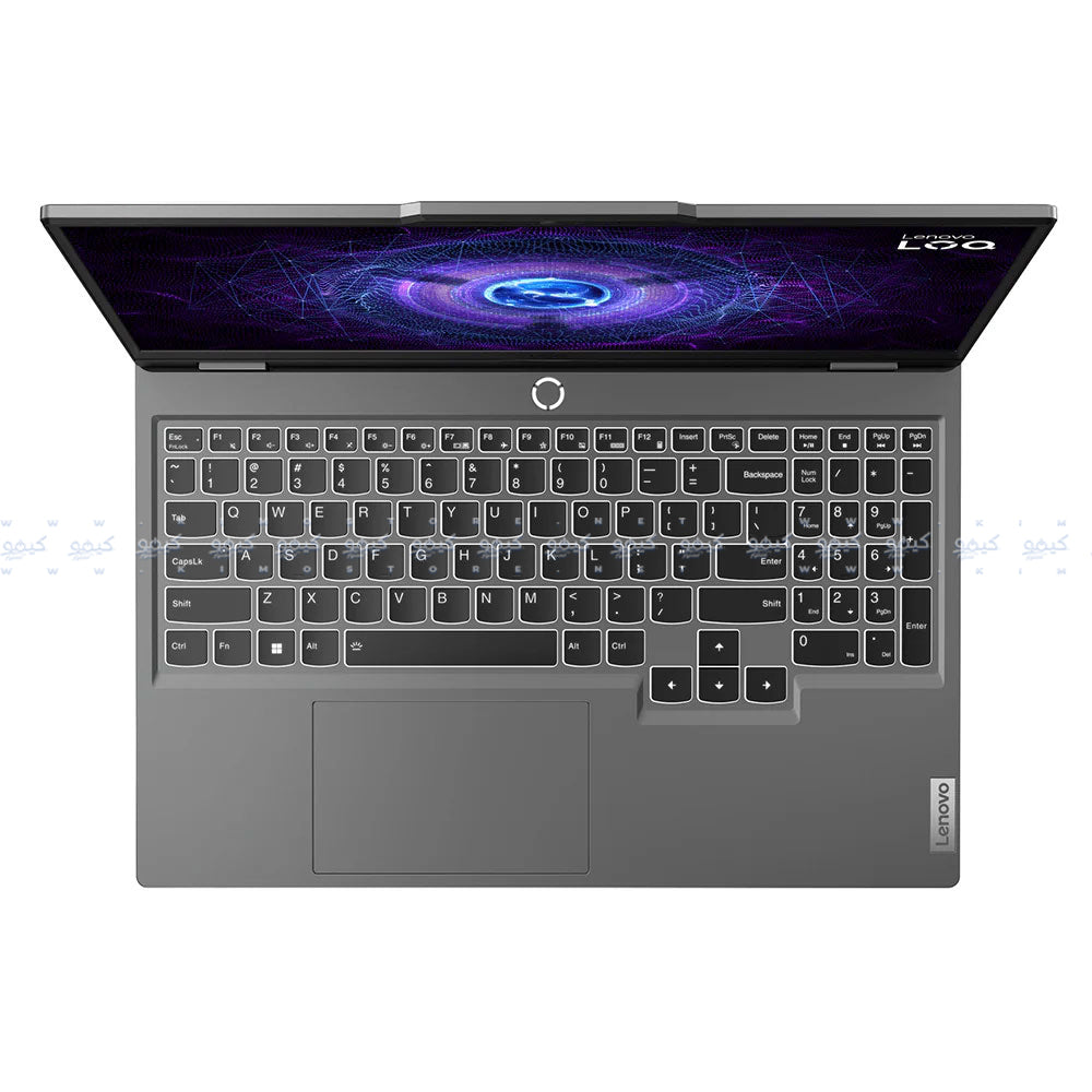 Lenovo LOQ 15IRX9 Laptop (Intel Core i5-13450HX - 24GB Ram - M.2 NVMe 512GB - Nvidia RTX 3050 6GB - 15.6 Inch FHD IPS 144Hz - LA1 AI Chip - LOQ M100 RGB Mouse) - Luna Grey