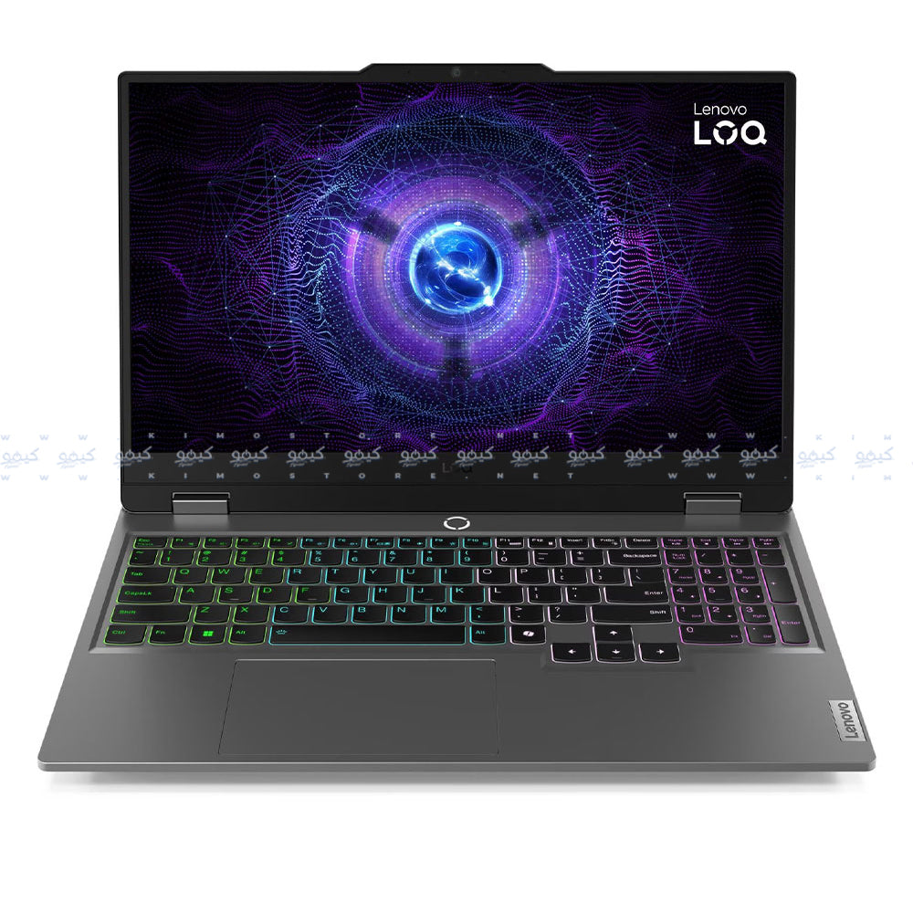 لاب توب لينوفو LOQ 15IRX9 (انتل كور i7-13650HX - رام 24 جيجابايت - هارد 512 جيجابايت M.2 NVMe - نفيديا 6 جيجابايت RTX 4050 - شاشة 15.6 بوصة 144 هرتز FHD IPS) - رمادي