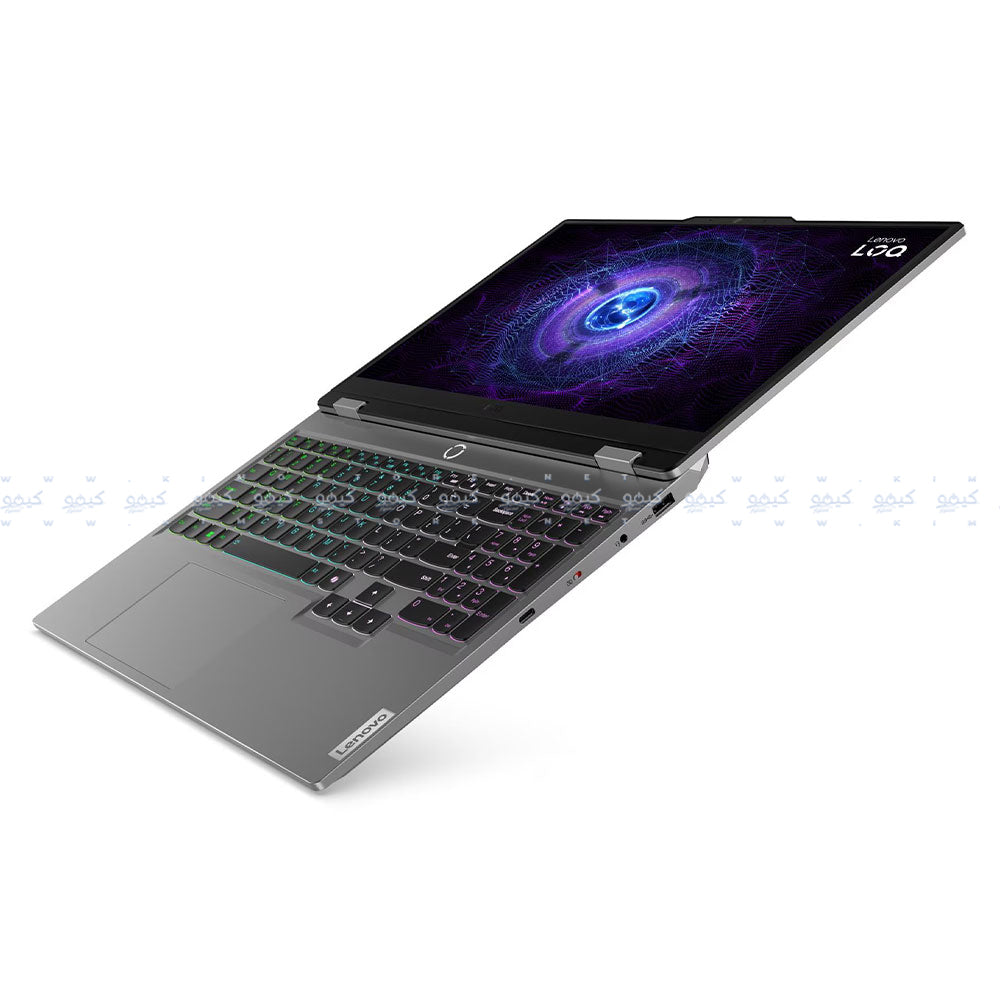 لاب توب لينوفو LOQ 15IRX9 (انتل كور i7-13650HX - رام 24 جيجابايت - هارد 512 جيجابايت M.2 NVMe - نفيديا 6 جيجابايت RTX 4050 - شاشة 15.6 بوصة 144 هرتز FHD IPS) - رمادي