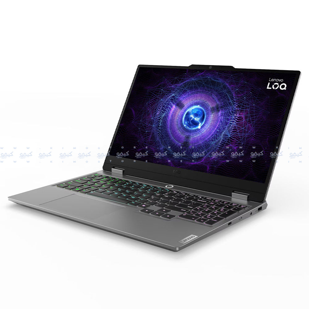 لاب توب لينوفو LOQ 15IRX9 (انتل كور i7-13650HX - رام 24 جيجابايت - هارد 512 جيجابايت M.2 NVMe - نفيديا 6 جيجابايت RTX 4050 - شاشة 15.6 بوصة 144 هرتز FHD IPS) - رمادي