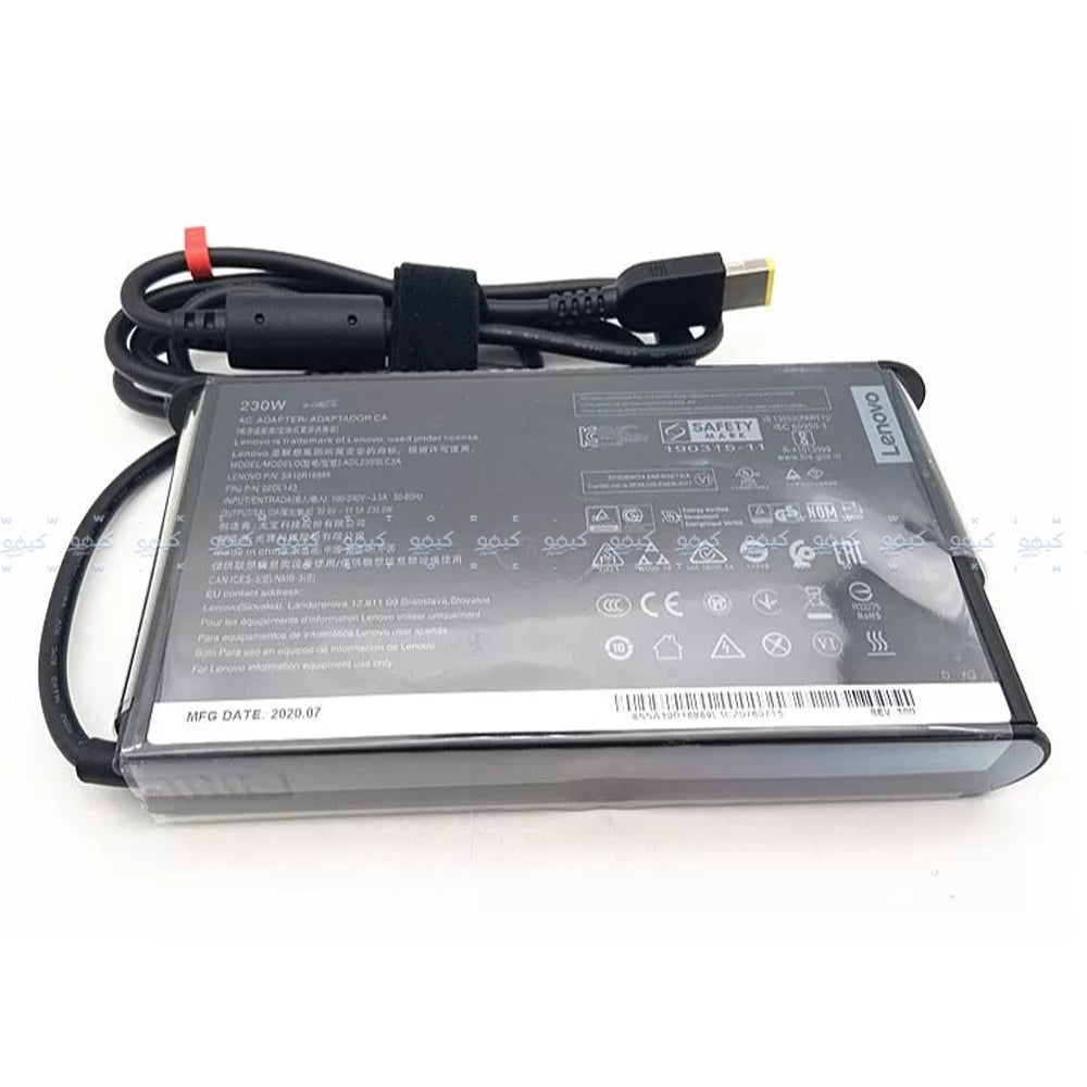 Lenovo Laptop Charger 20V-11.5A (USB Square Pin) 