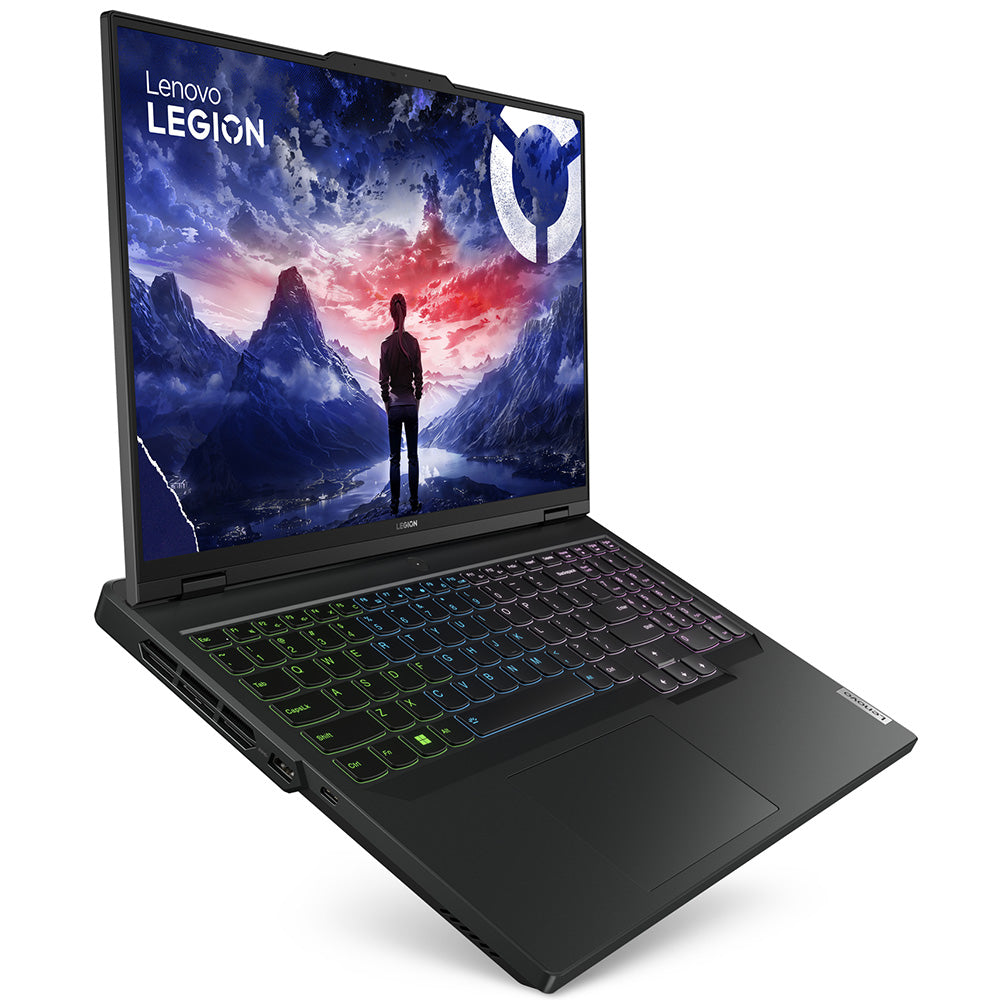 لاب توب لينوفو جيمنج Legion Pro 5 16IRX9 (انتل كور i7-14650HX - رام 16 جيجابايت - هارد 1 تيرابايت M.2 NVMe - نفيديا 8 جيجابايت RTX 4060 - شاشة 16.0 بوصة 240 هرتز WQXGA IPS - ماوس باد جيمنج Legion Speed M) - رمادي داكن
