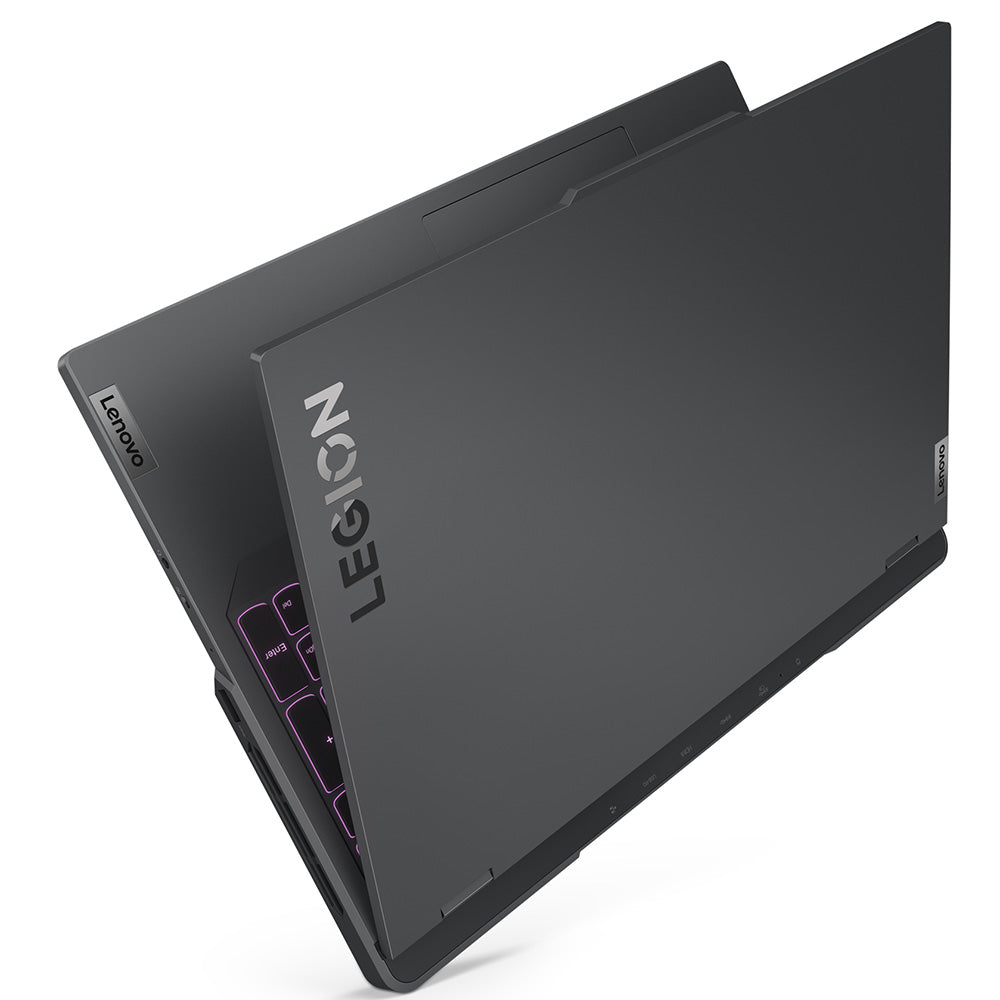 لاب توب لينوفو جيمنج Legion Pro 5 16IRX9 (انتل كور i7-14650HX - رام 16 جيجابايت - هارد 1 تيرابايت M.2 NVMe - نفيديا 8 جيجابايت RTX 4060 - شاشة 16.0 بوصة 240 هرتز WQXGA IPS - ماوس باد جيمنج Legion Speed M) - رمادي داكن