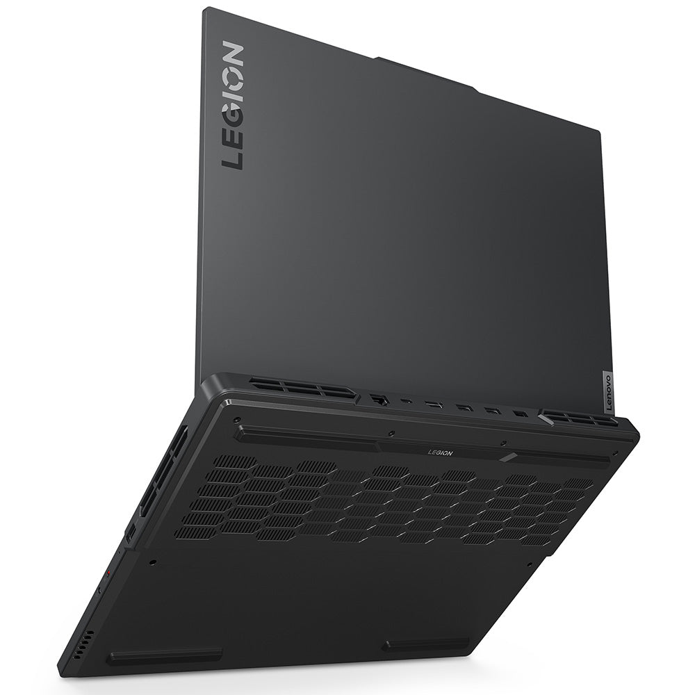 لاب توب لينوفو جيمنج Legion Pro 5 16IRX9 (انتل كور i7-14650HX - رام 16 جيجابايت - هارد 1 تيرابايت M.2 NVMe - نفيديا 8 جيجابايت RTX 4060 - شاشة 16.0 بوصة 240 هرتز WQXGA IPS - ماوس باد جيمنج Legion Speed M) - رمادي داكن