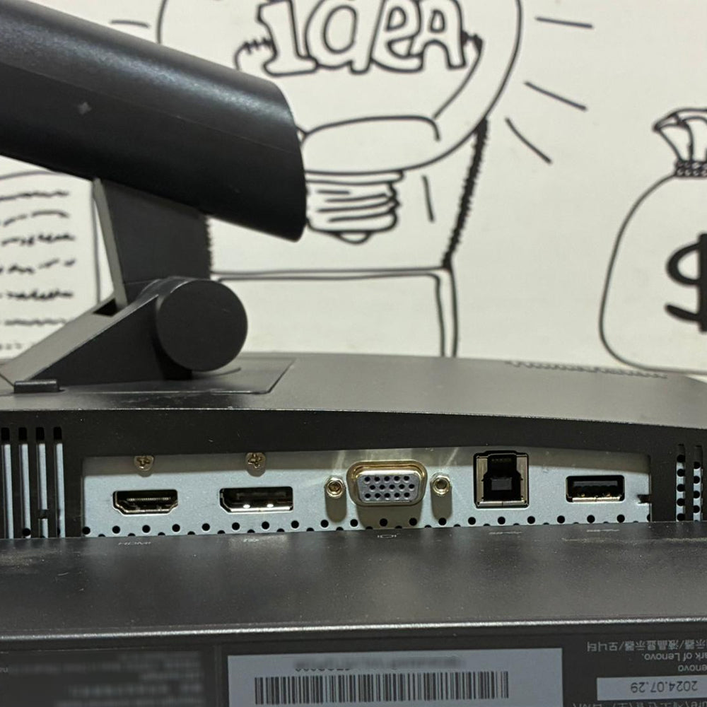 شاشة لينوفو T27i-30 مسطحة 27 بوصة IPS LED FHD HDMI بدون إطار (استعمال خارج)