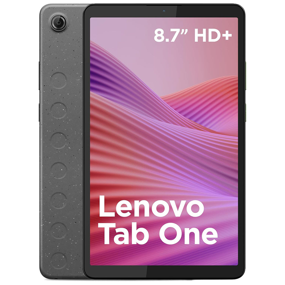 Lenovo Tab One Tablet Single SIM (128GB / 4GB Ram / 8.7 Inch / 4G LTE) With Clear Case - Luna Gray