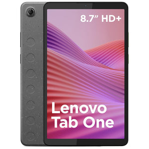 Lenovo Tab One Tablet Single SIM (128GB / 4GB Ram / 8.7 Inch / 4G LTE) With Clear Case - Luna Gray