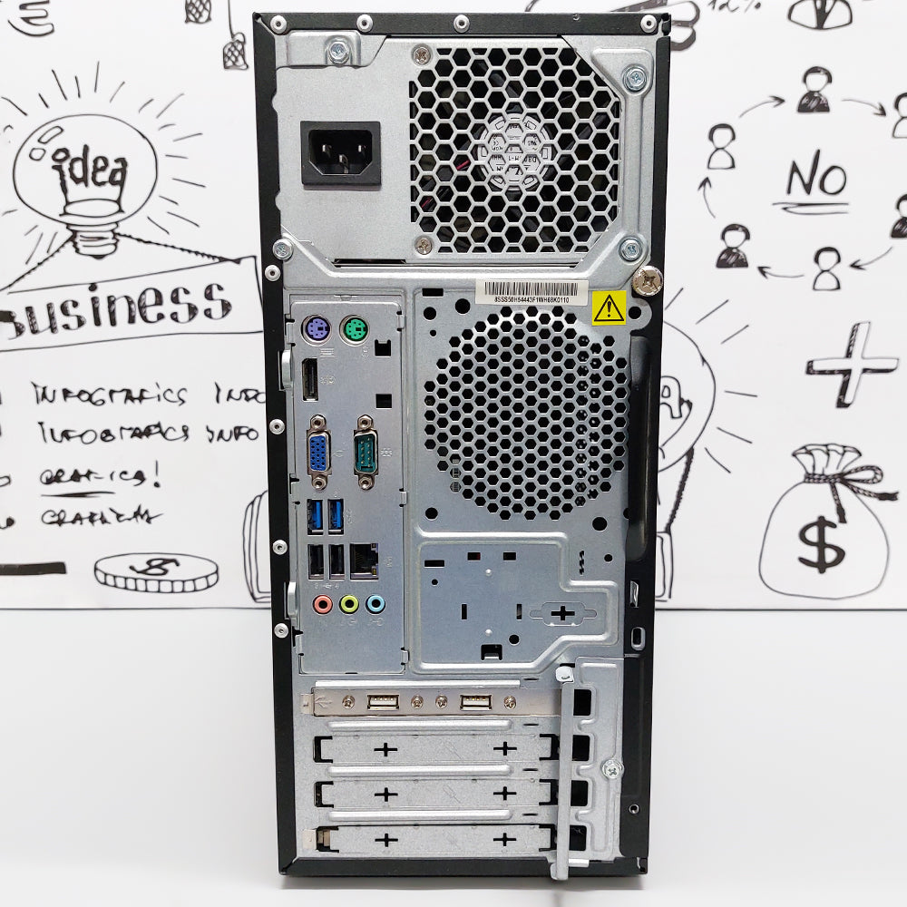 كمبيوتر تاور لينوفو ThinkCentre M700 (انتل كور i5-6500 - رام 8 جيجابايت DDR4 - بدون هارد - انتل HD جرافيكس - DVD RW) استعمال خارج