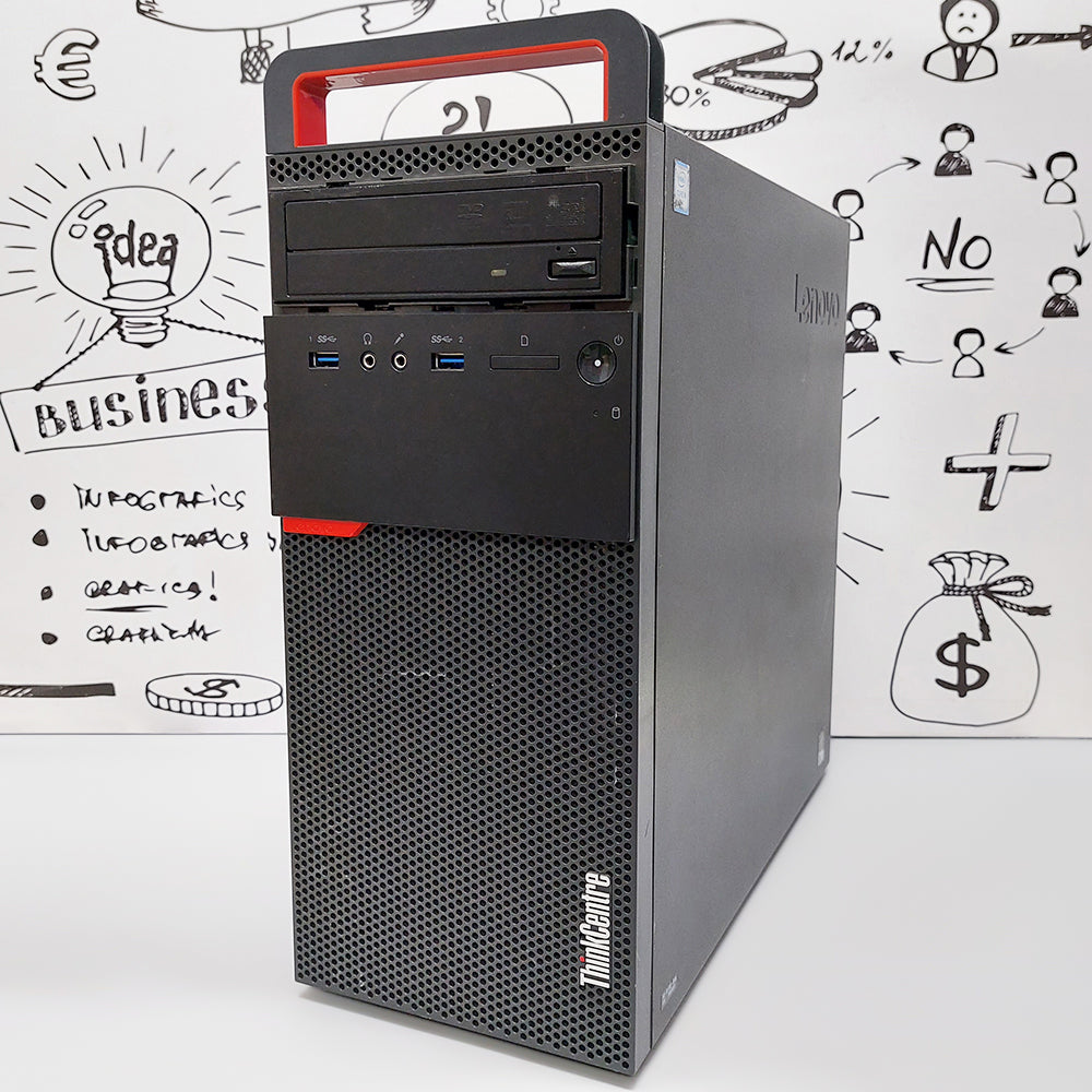كمبيوتر تاور لينوفو ThinkCentre M700 (انتل كور i5-6500 - رام 8 جيجابايت DDR4 - بدون هارد - انتل HD جرافيكس - DVD RW) استعمال خارج