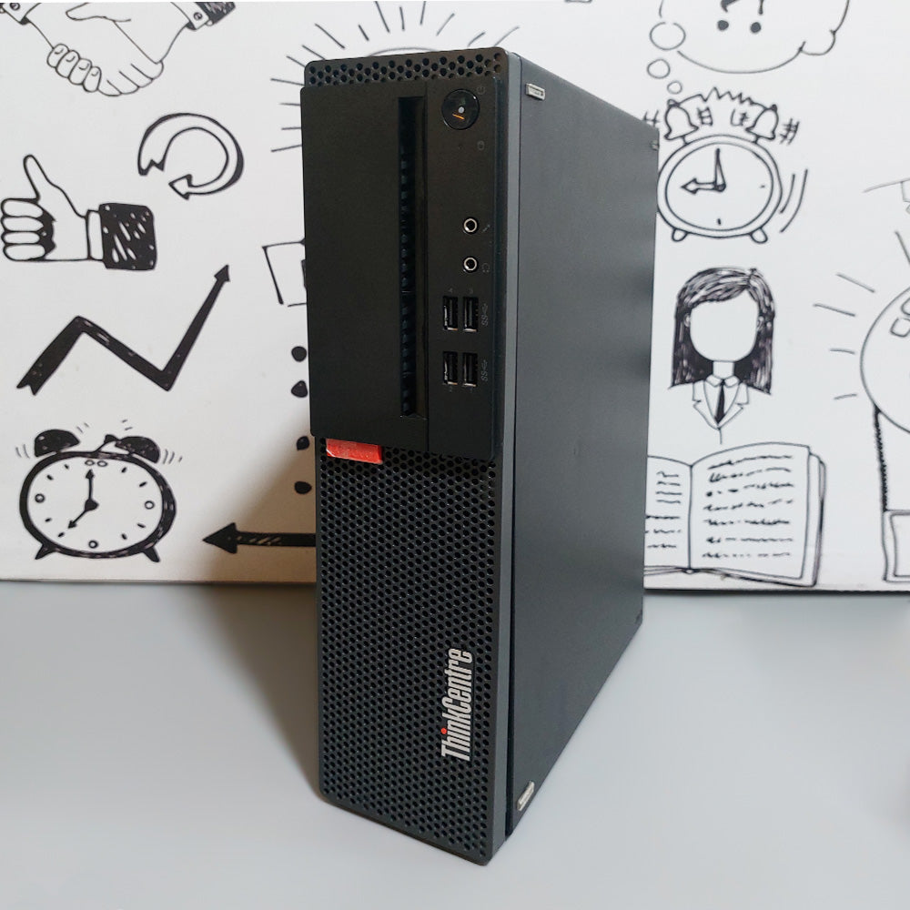 كمبيوتر ديسك توب لينوفو ThinkCentre M710s (انتل سيليرون G3900 - رام 8 جيجابايت DDR4 - انتل HD جرافيكس) استعمال خارج