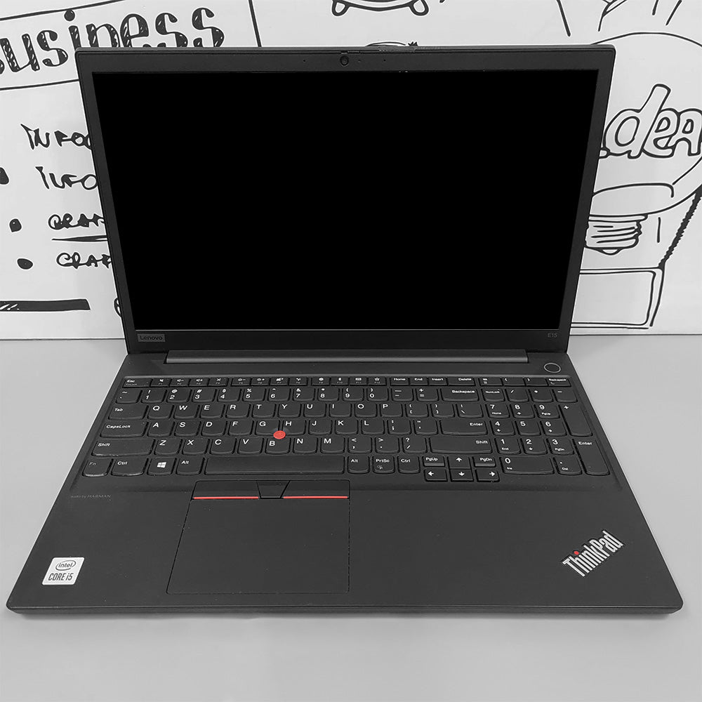 Lenovo ThinkPad E15 Laptop (Intel Core i5-10210U - 8GB DDR4 - M.2 256GB - Intel UHD Graphics - 15.6 Inch FHD - Cam) Original Used