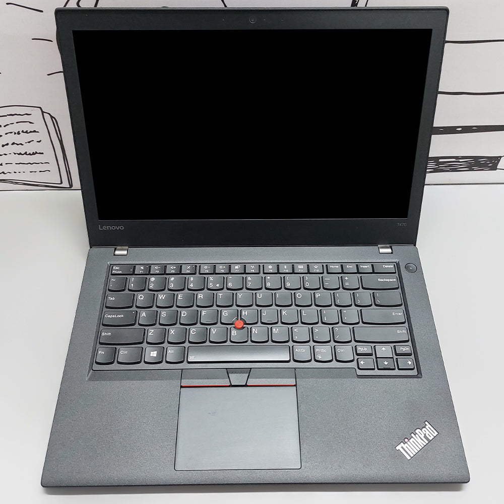 Lenovo ThinkPad T470 Laptop (Intel Core i5-7300U - 8GB DDR4 - SSD 256GB - Intel HD Graphics - 14.0 Inch HD - Cam) Original Used