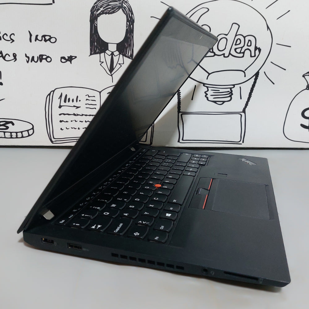 لاب توب لينوفو ThinkPad T470s (انتل كور i5-6200U - رام 8 جيجابايت DDR4 - هارد 256 جيجابايت SSD - انتل HD جرافيكس - شاشة 14.0 بوصة HD - كاميرا) استعمال خارج