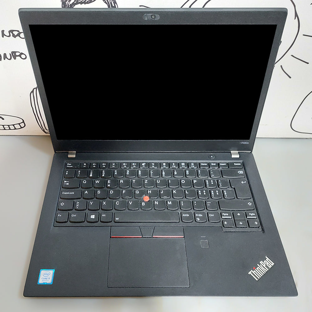 Lenovo ThinkPad T480s Laptop (Intel Core i5-8350U - 12GB DDR4 - M.2 256GB - Intel UHD Graphics - 14.0 Inch FHD - Cam) Original Used