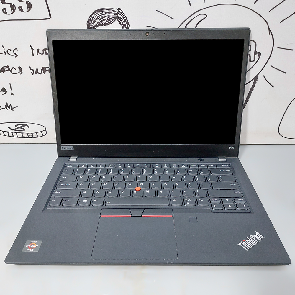 Lenovo ThinkPad T495 Laptop (AMD Ryzen 7 Pro 3700U - 16GB DDR4 - M.2 256GB - AMD Radeon Vega 10 Graphics 2GB - 14.0 Inch FHD - Cam) Original Used