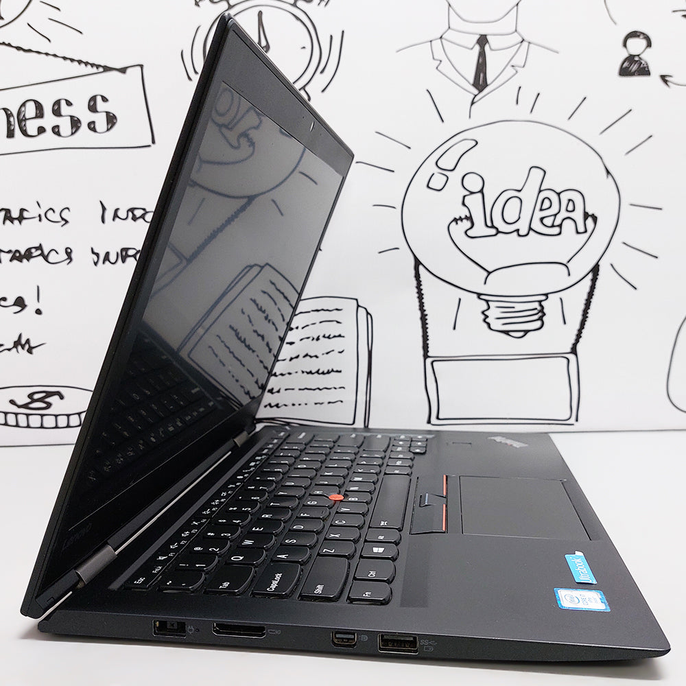 لاب توب لينوفو ThinkPad X1 Carbon (انتل كور i7-7600U - رام 16 جيجابايت 256GB M.2 - DDR4  - انتل HD جرافيكس - شاشة 14.0 بوصة FHD - كاميرا - بدون DVD RW) استعمال خارج