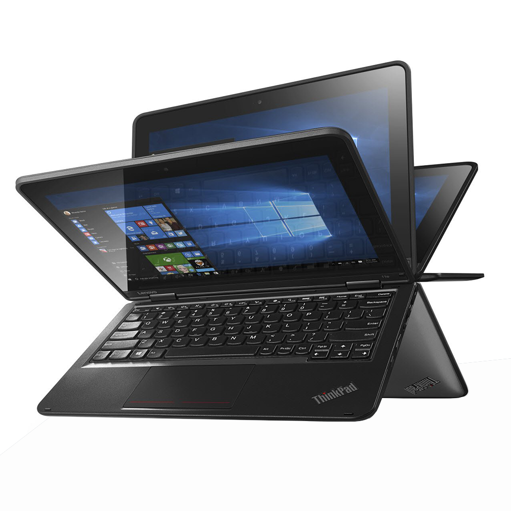 Lenovo ThinkPad YOGA 11e Laptop (Intel Core i3-6100U - 8GB DDR4 - M.2 128GB - Intel HD Graphics - 11.6 Inch HD Touchscreen 360° - Cam) Original Used