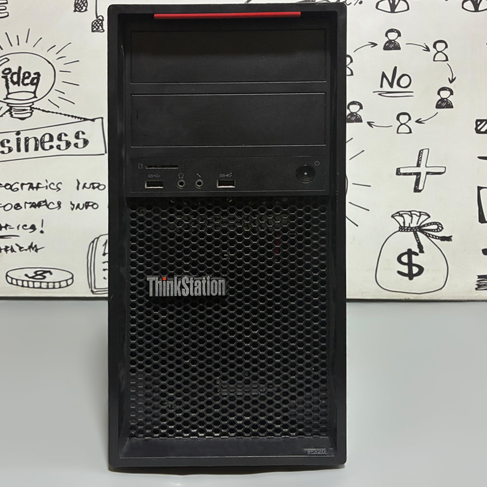 Lenovo ThinkStation P320 Tower PC (Intel Xeon E3-1225 V5 - 8GB DDR4 - No Hard - Intel HD Graphics) Original Used