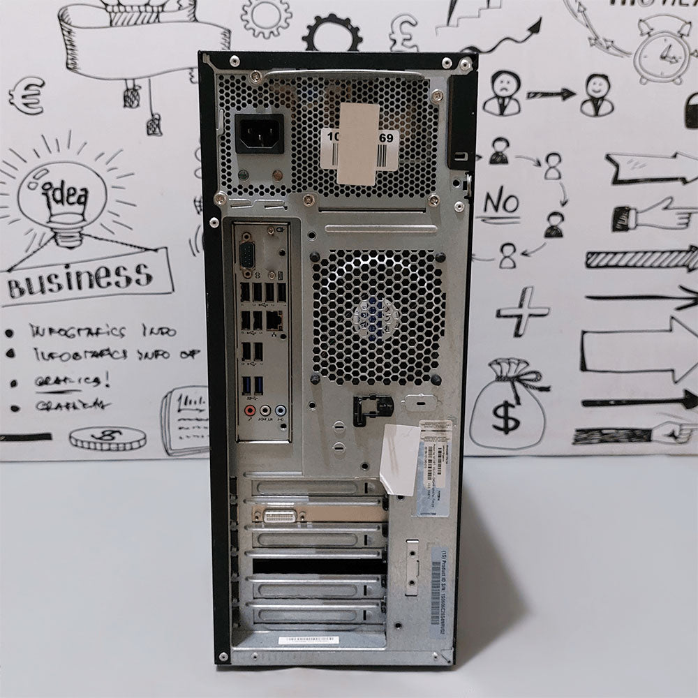 Lenovo ThinkStation S30 Workstation (Intel Xeon E5-1607- 16GB DDR3 - No Hard - Nvidia Quadro NVS 300 512MB) Original Used