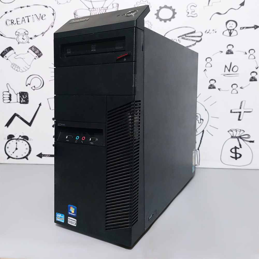 Lenovo Thinkcentre M93 Tower PC (Intel Core i3-4130 - 4GB DDR3 - No Hard - Intel HD Graphics - DVD RW) 