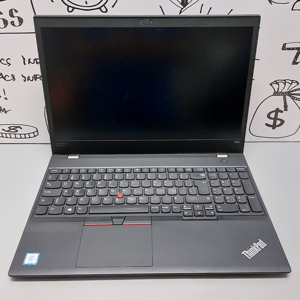 لاب توب لينوفو Thinkpad T580 (انتل كور i7-8550U - رام 16 جيجابايت DDR4 - هارد 256 جيجابايت SSD - انتل UHD جرافكس - شاشة 15.6 بوصة FHD - كاميرا) استعمال خارج