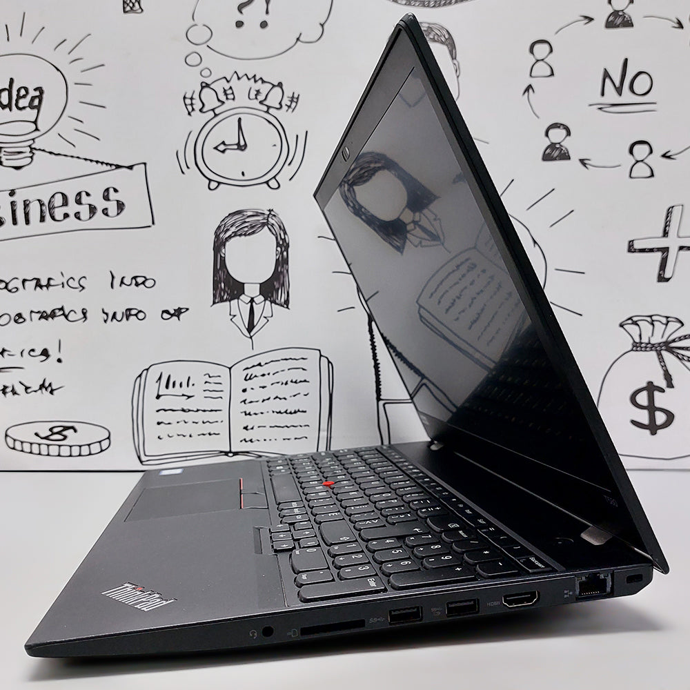 لاب توب لينوفو Thinkpad T580 (انتل كور i7-8550U - رام 16 جيجابايت DDR4 - هارد 256 جيجابايت SSD - انتل UHD جرافكس - شاشة 15.6 بوصة FHD - كاميرا) استعمال خارج