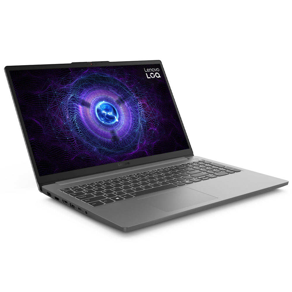 لاب توب لينوفو جيمنج LOQ 15IAX9E  (انتل كور i5-12450HX - رام 16 جيجابايت - هارد 512 جيجابايت M.2 NVMe - نفيديا 6 جيجابايت RTX 3050 - شاشة 15.6 بوصة 144 هرتز FHD IPS - ماوس LOQ M100 RGB) - رمادي 