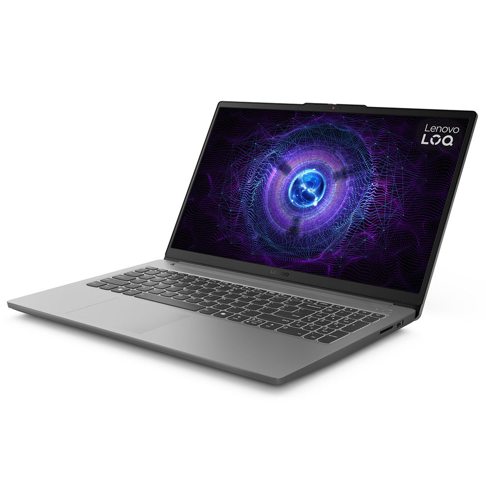 لاب توب لينوفو جيمنج LOQ 15IAX9E  (انتل كور i5-12450HX - رام 16 جيجابايت - هارد 512 جيجابايت M.2 NVMe - نفيديا 6 جيجابايت RTX 3050 - شاشة 15.6 بوصة 144 هرتز FHD IPS - ماوس LOQ M100 RGB) - رمادي 