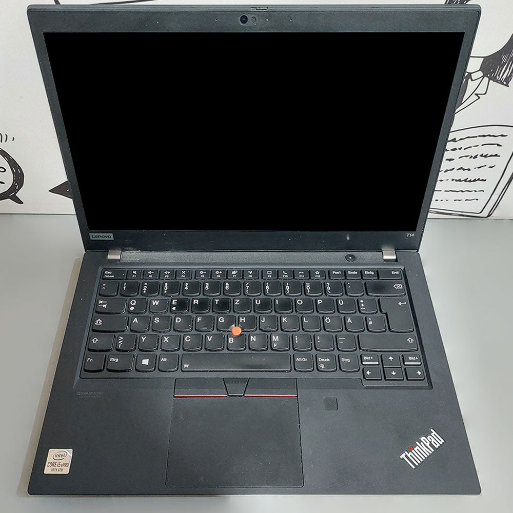 لاب توب لينوفو ThinkPad T14 (إى إم دى رايزن 5 برو 5650U - رام 16 جيجابايت M.2 256GB - DDR4 - إى إم دى راديون جرافيكس - 14.0 بوصة FHD - كاميرا ) استعمال خارج