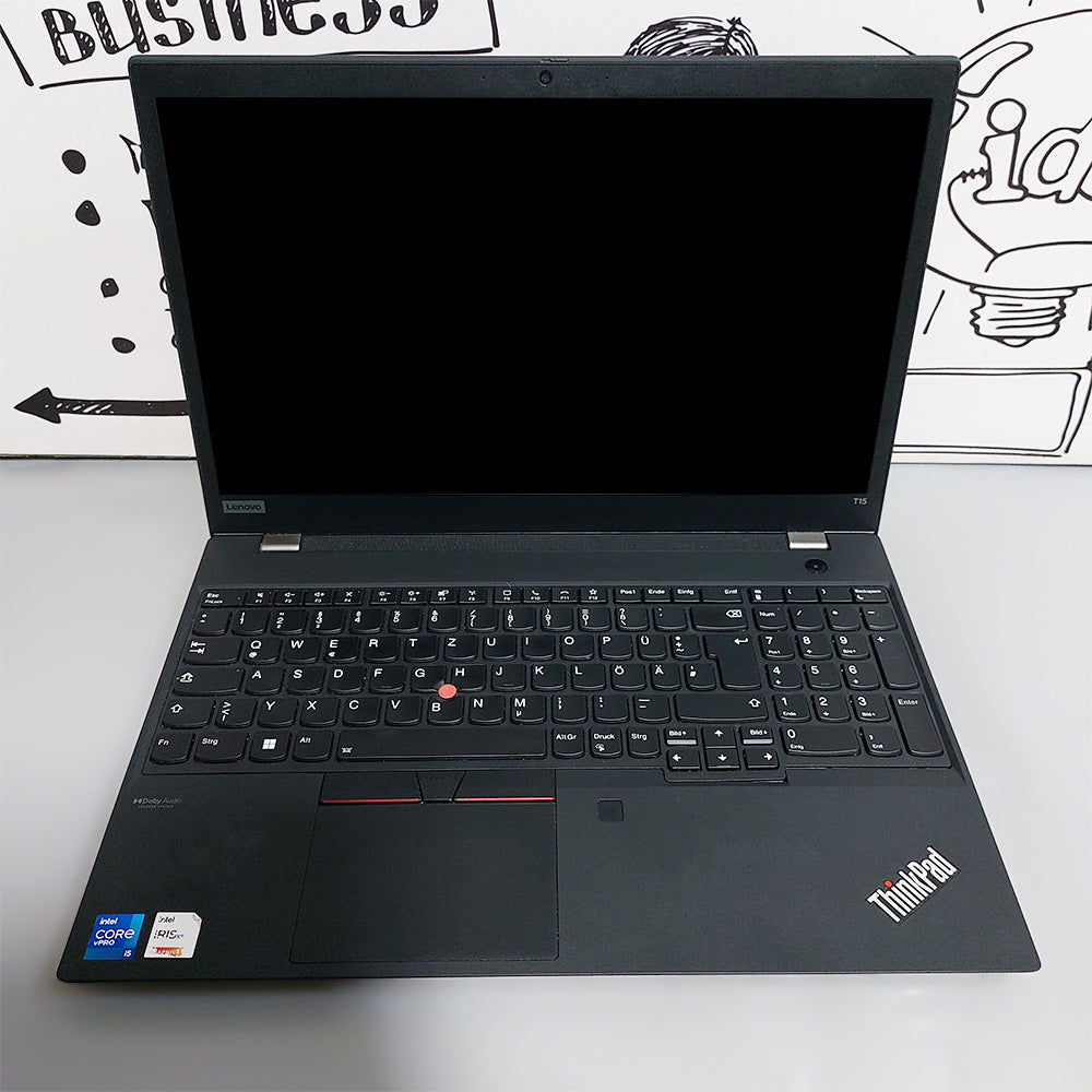 لاب توب لينوفو ThinkPad T15 (انتل كور i5-10310U - رام 16 جيجابايت DDR4 - هارد 256 جيجابايت M.2 NVMe - انتل UHD جرافيكس - شاشة 15.6 بوصة FHD - كاميرا) استعمال خارج
