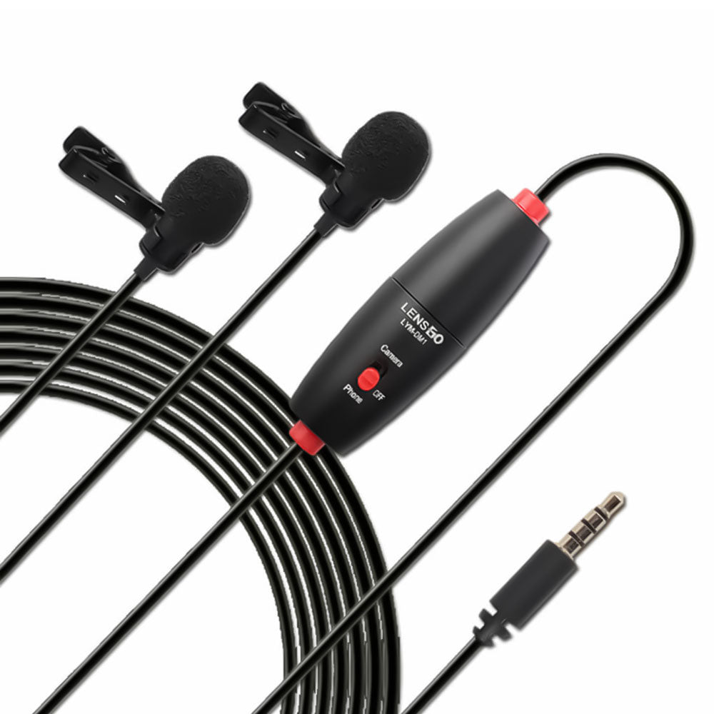 LensGo LYM-DM1 Lavalier Wired Microphone 6m