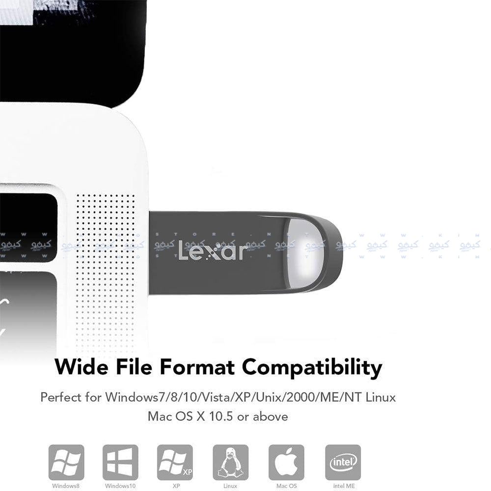 فلاش ميموري ليكسار 16 جيجابايت JumpDrive E21 USB 2.0