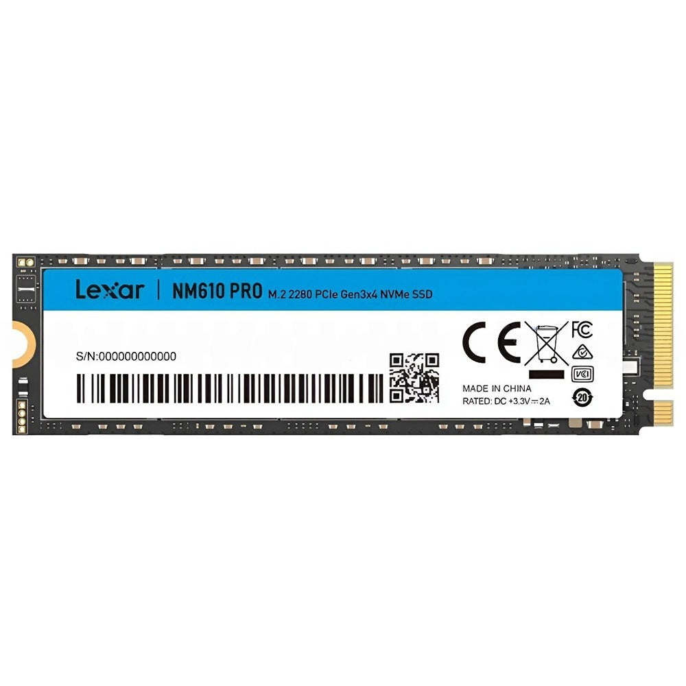 Lexar NM610 Pro 500GB NVMe PCIe M.2 SSD