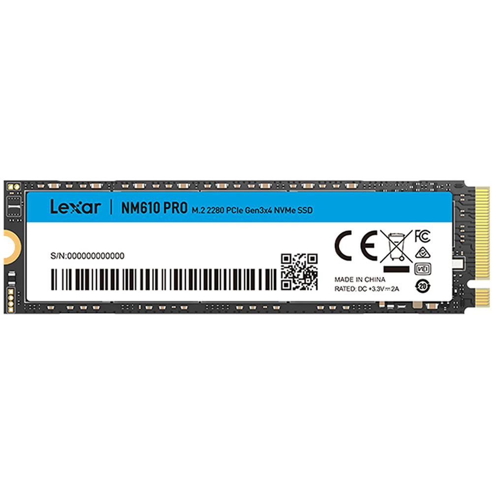 هارد درايف M.2 SSD ليكسار 500 جيجابايت NM610 NVMe PCIe (اوبن بوكس)