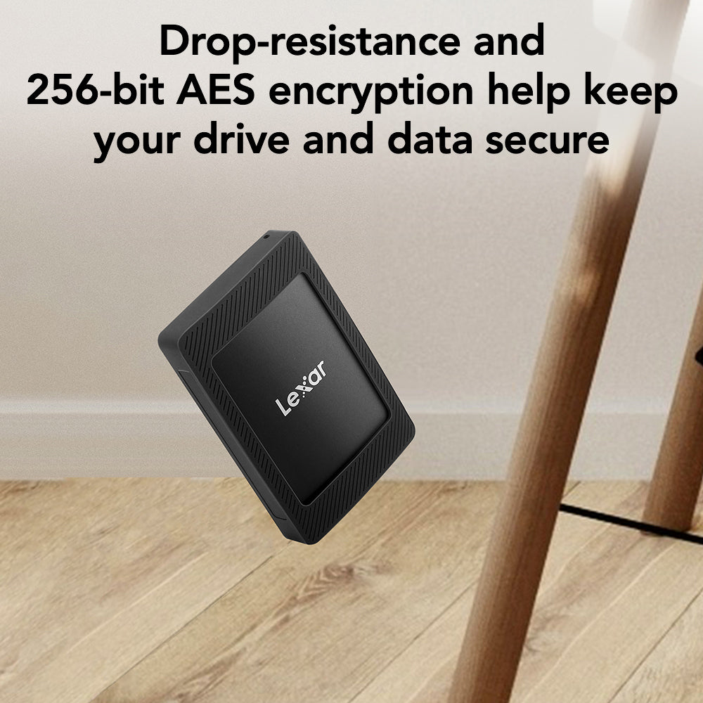 هارد درايف SSD خارجي متنقل ليكسار 1 تيرابايت SL500