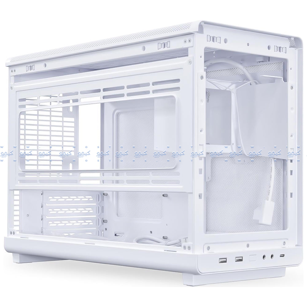 Lian Li DAN A3-mATX-WDG Gaming Micro Tower Case - Wooden White