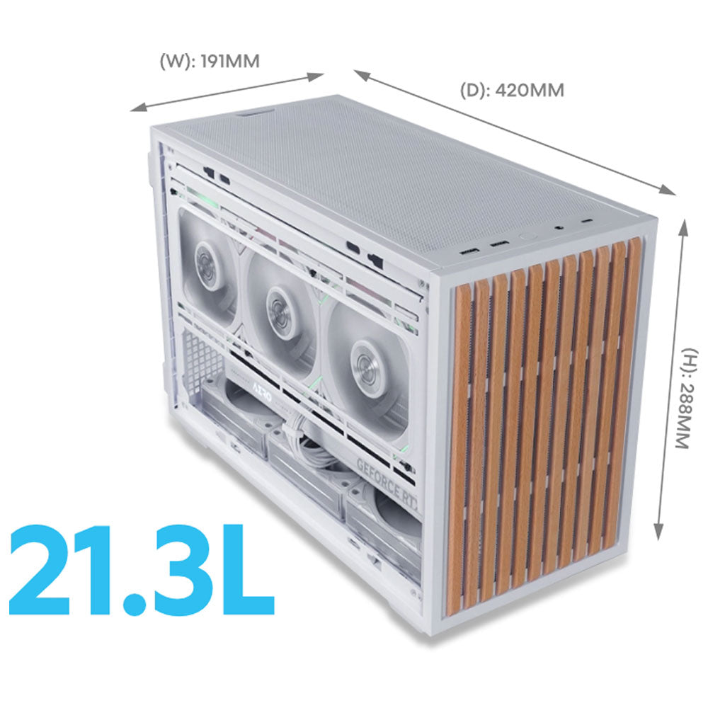 Lian Li DAN B4-mATX Wood Micro Tower Case