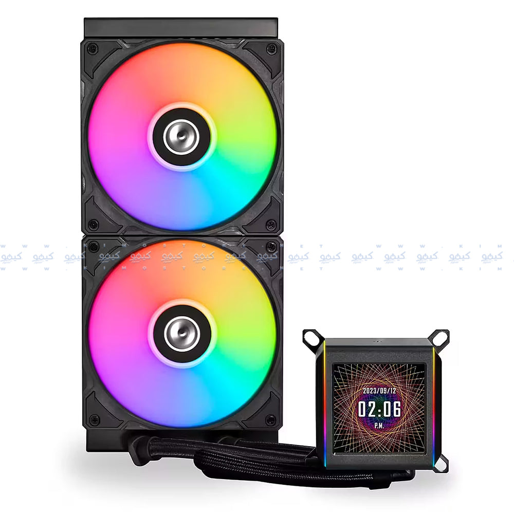 Lian Li Galahad II LCD 280mm ARGB AIO CPU Liquid Cooler - Black