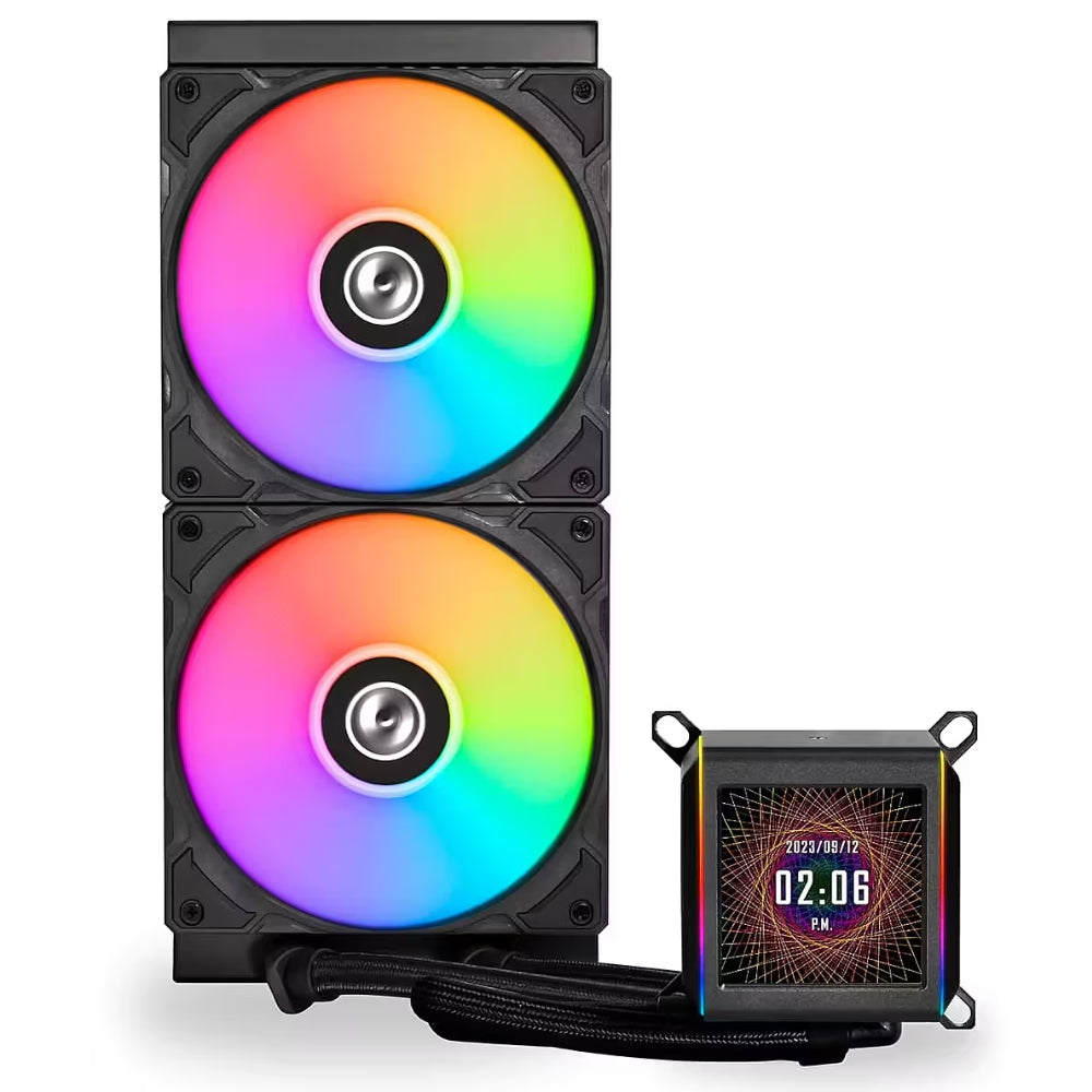 Lian Li Galahad II LCD 280mm ARGB AIO CPU Liquid Cooler - Black